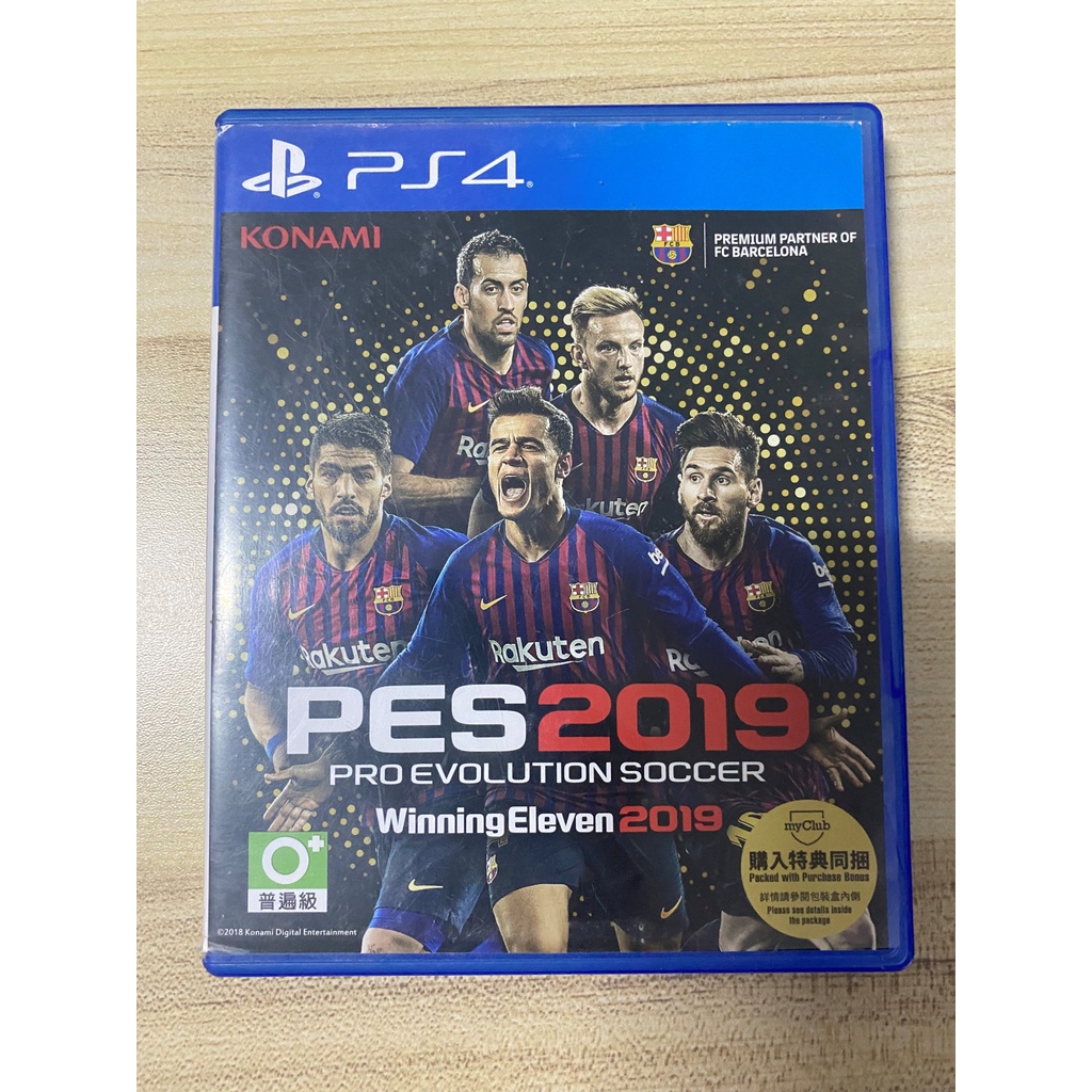 (มือ2) PS4 : PES 2019 แผ่นเกม มือสอง สภาพดี