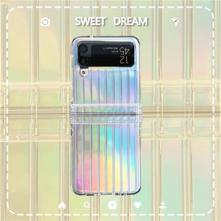 เคสโทรศัพท์มือถือ แบบแข็ง สําหรับ Samsung Galaxy Z Flip 3 4 PC 5G