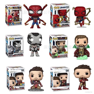 Funko Pop Marvel Spider-Man No Way Home Action Figure Spiderman Iron Man Mysterio โมเดลตุ๊กตาของเล่นสําหรับเด็ก