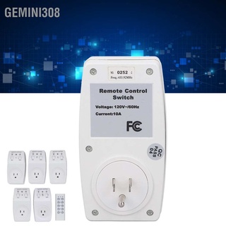 Gemini308 ชุดสวิตช์เปิดปิดไฟ รีโมตคอนโทรลไร้สาย 1200W Us 120V