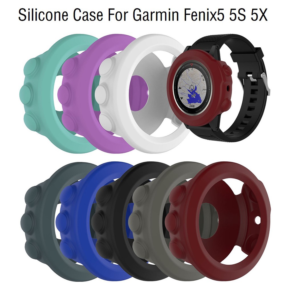 Garmin Fenix 5S Watch Cover Fenix 5X / Fenix 5 Replaced Silicone Case Protector Shell Fenix 5s plus