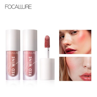 Focallure บลัชออนปัดแก้ม เนื้อลิขวิด สีแดง ดูเป็นธรรมชาติ