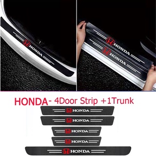 5ชิ้น Honda สติ๊กเกอร์กันรอย สติ๊กเกอร์กันรอยรถยนต์ กันรอยขีดข่วน ข่วน ฮอนด้า แผ่นกันรอย แผ่นติดกันรอย กันกระแทก กันลื่น ประตูข้าง ฝากระโปรงท้ายรถ