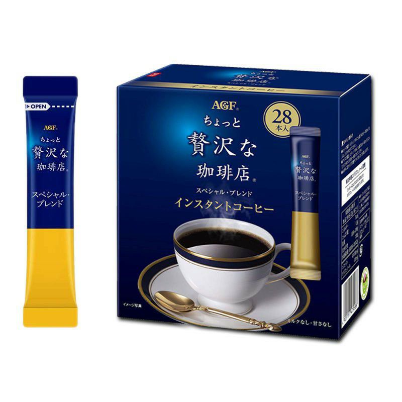 AGF MAXIM (26ซอง) แม็กซิม กาแฟสำเร็จรูป กาแฟดำ ไม่ผสมน้ำตาล จากญี่ปุ่น