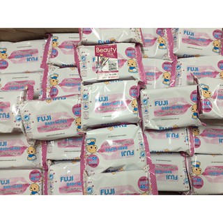 FUJI BABY WIPES ทิชชู่เปียก1ห่อ มี40 แผ่น