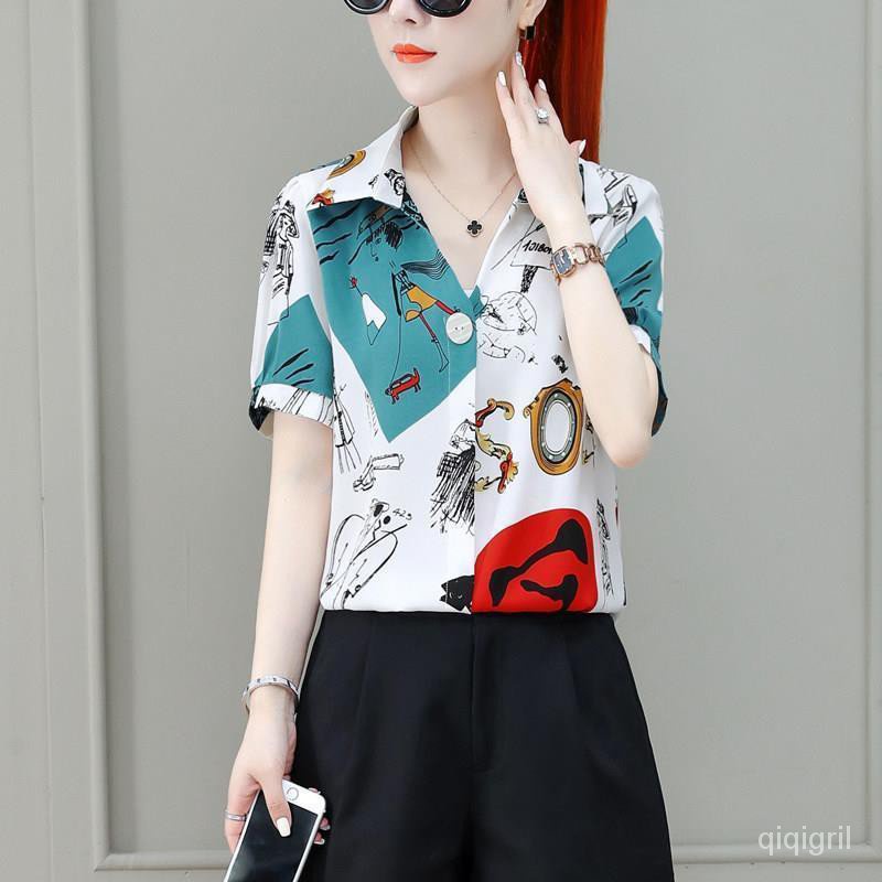 เสื้อเชิ้ตชีฟองผู้หญิง เช คอปก รุ่นยอดฮิต มีส่วนลด เสื้อเชิ้ตเก๋ไก๋ สวยหรูดูแพง - รูปที่ 3