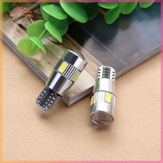 ☆☆ โค้ด CBLIFE30 ลด 30% ☆☆ 2 ชิ้น T10 W5W 5630 6SMD รถกว้างหลอดไฟ Dash กระดานไฟ LED