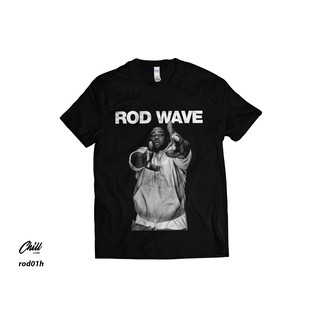 คอลูกเรือเสื้อยืดคอกลมเสื้อยืด พิมพ์ลาย I CUSTOM I Music I HIPHOP I TSHIRT I GILDAN Rod WAVE 1ผ้าฝ้ายแท้