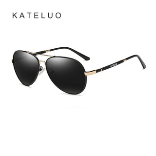 KATELUO แว่นตากันแดด CLASSIC Mens เลนส์ Polarized UV400 อุปกรณ์เสริมแว่นตา 6600