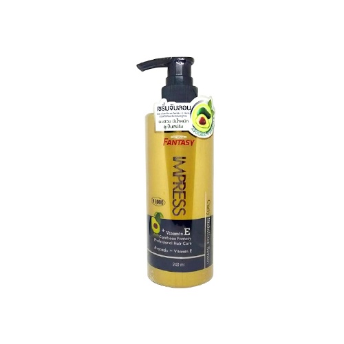 Carebeau Fantasy Impress curly serum 240ml (09174) จับลอน แฟนตาซี เซรั่มจับลอนผมดัดผสมอโวคาโด