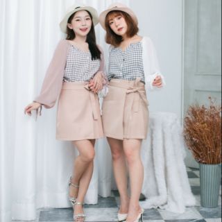 เสื้อทรงเก๋สวยมากจ้า ช่วงแขนเป็นชีฟอง อก30-36