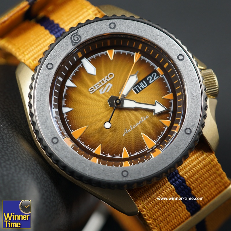 นาฬิกาSEIKO 5 SPORTS x NARUTO &amp; BORUTO Limited Edition 6,500 Pcs.รุ่น SRPF70K1,SRPF70K,SRPF70, (NARUTO)