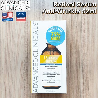 Advanced Clinicals® Retinol Serum Anti-Wrinkle 52ml เรตินอล เซรั่ม