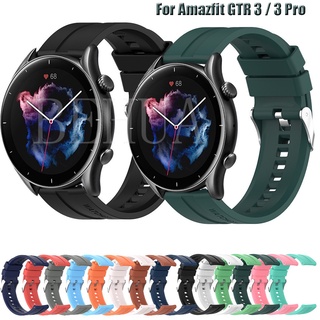 สายนาฬิกาข้อมือซิลิโคน 22มมสําหรับ Amazfit Gtr 3 Pro สําหรับ Amazfit Gtr 3 2 2e