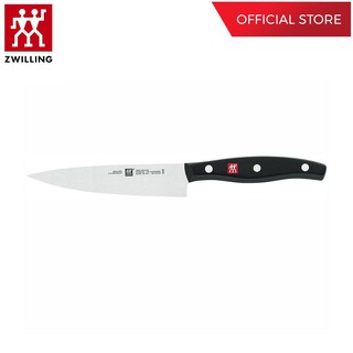 ZWILLING มีดเล็กสแตนเลสสตีล รุ่น Twin Pollux มีความคมและทนทาน 130 มม. สีเงิน ด้ามสีดำ N30725130