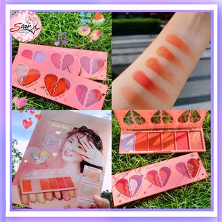 kiss beauty No.87123-03 3 in 1  อายแชโดว บลัชออน ไฮท์ไลท์ พาเลท