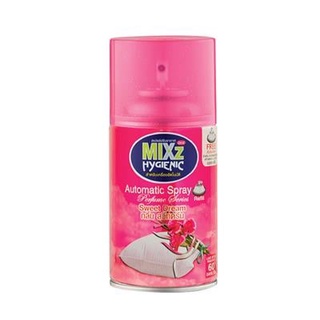 Homehapp สเปรย์ปรับอากาศ สำหรับเครื่องอัตโนมัติ กลิ่นสวีทดรีม MIXZ รุ่น Hygienic ขนาด 300 มล. สีชมพู