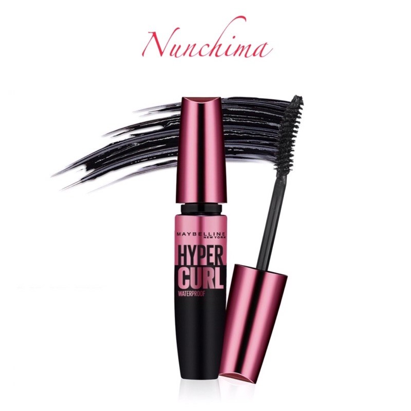 MAYBELLINE VOLUME EXPRESS MASCARA HYPERCURL WATERPROOF มาสคาร่า สูตรกันน้ำ เมย์เบลลีน โวลุ่ม เอ็กซ์เพรส ไฮเปอร์เคิร์ล