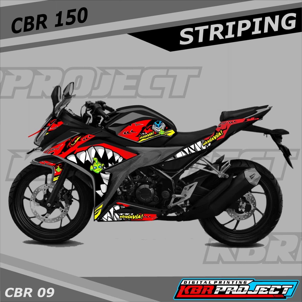 สติ๊กเกอร์ CBR 150 STRIPING - CBR 150 STRIPING STICKER .09