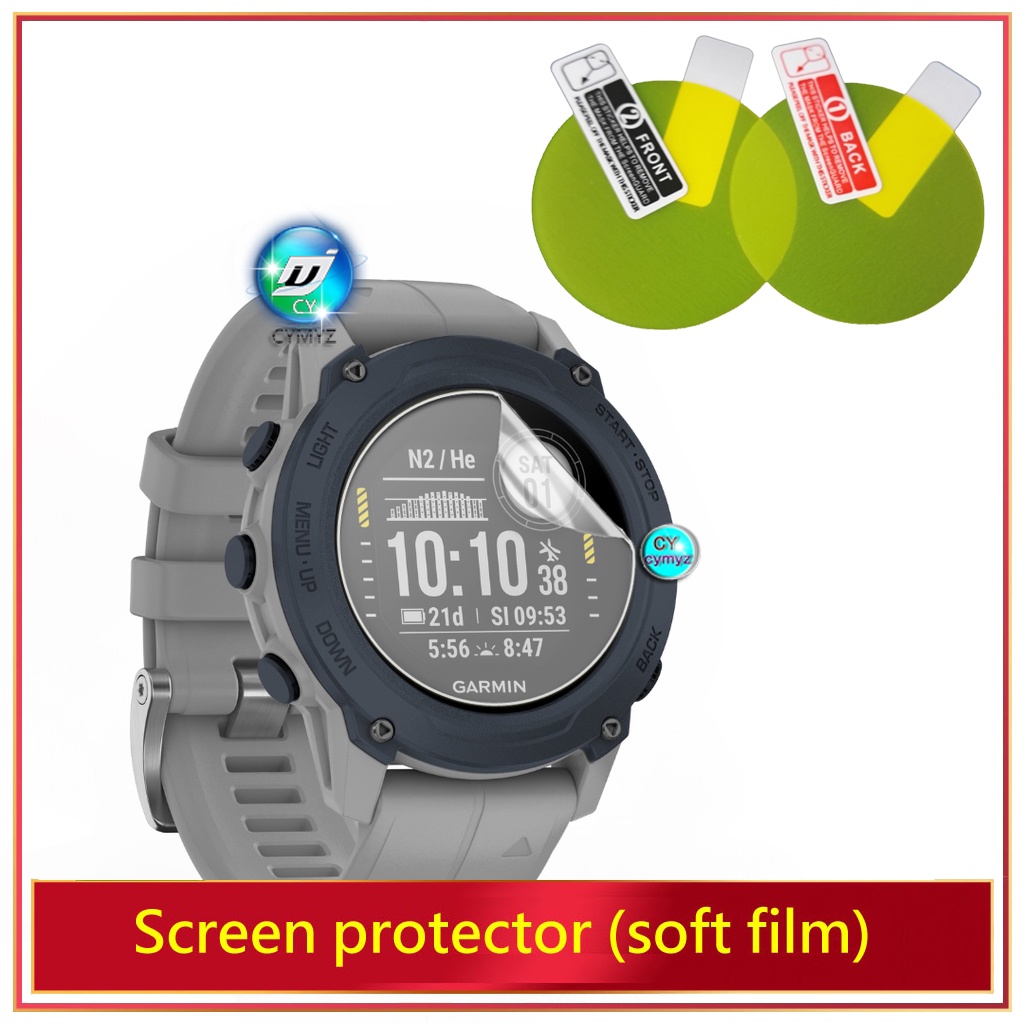 Garmin Descent G1 ฟิล์ม Descent G1 ป้องกันหน้าจอ ฟิล์มไฮโดรเจลนิ่ม สําหรับ Garmin Descent G1 ฟิล์มสม