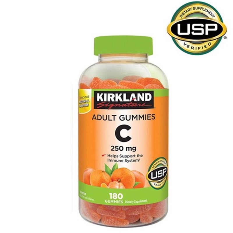 Kirkland signature adult gummies vitamin C 250 mg (ของแท้ 100 %)