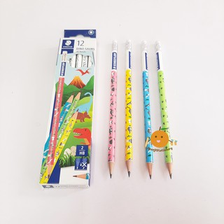 ดินสอไม้ Staedtler HB - Dinosaurs ด้ามกลม