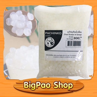 บุกไข่มุก (ในน้ำเชื่อม) ปาจิงโกะ บรรจุ 800 กรัม PACHINKO Pearl Konjac in Syrup 800g.