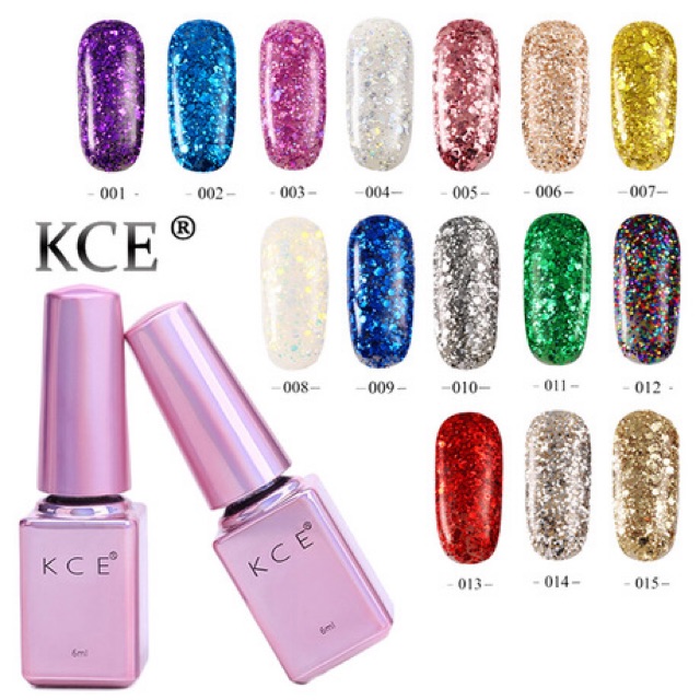 สีทาเล็บเจลกากเพชร. KCE LULAA สีทาเล็บเจล