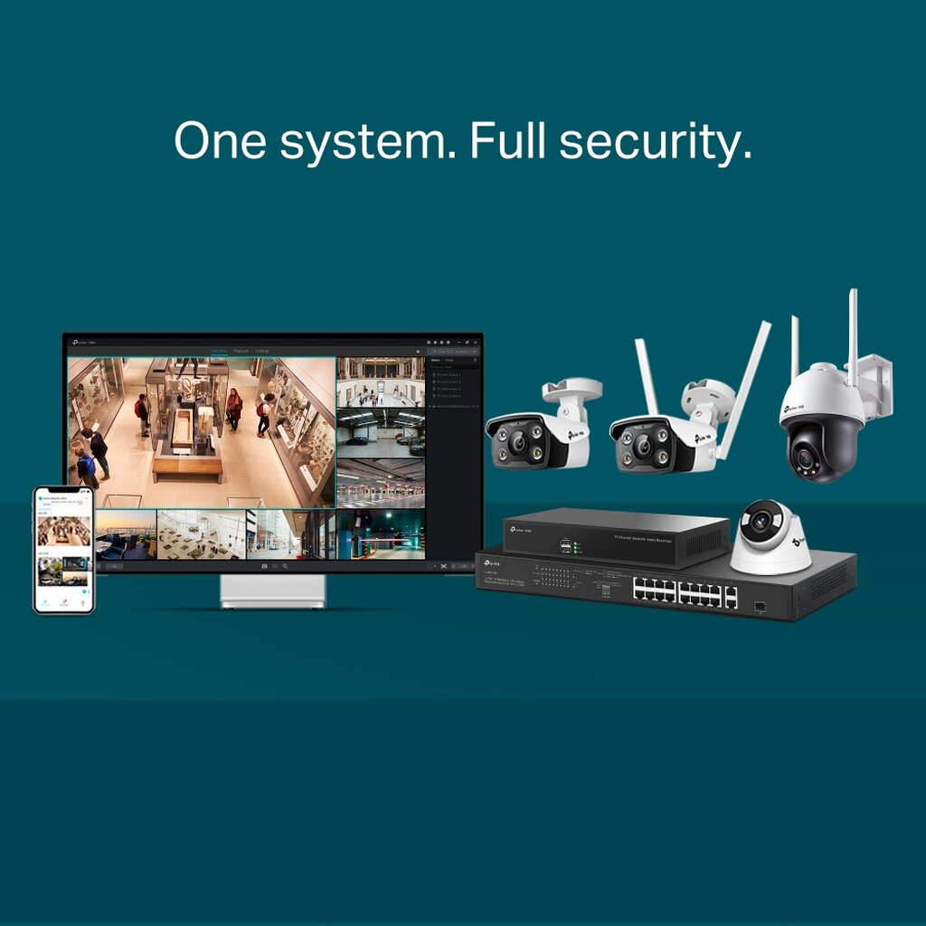 🛵มีส่งด่วน💨 TP-LINK VIGI C440 2.8MM 4MP FULLCOLOR NETWORK CAMERA กล้องวงจรปิด รับประกัน 3 ปี