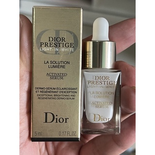 DIOR PRESTIGE Light In White LA SOLUTION LUMIERE Serum 5ml ปี 1/2021