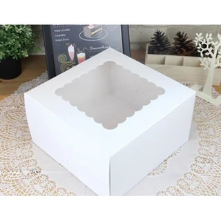 Boxjourney กล่องเค้ก 3 ปอนด์ (ทรงสูง 15 ซม.) (10 ใบ/แพ็ค)