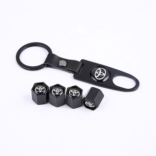 Toyota Tire Valve PROTECT Gift Keychain Suitable for CROSS/Wish/Corolla Cross/Sienta/Yaris/Revo/Hiace/Estima/Chr/Vios/Altis/Camry