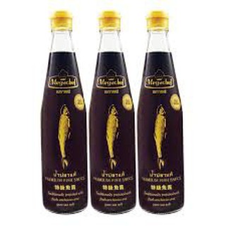 Megachef เมกาเชฟ น้ำปลาแท้ ขนาด 700ml/ขวด แพ็คละ3ขวด รสนุ่ม กลมกล่อม ไม่เค็มจัด Fish Sauce