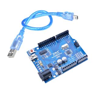 DIYMORE for arduino R3 ATmega328P CH340 มินิ USB คณะกรรมการไมโครคอนโทรลเลอร์พร้อมเคเบิ้ลสำหรับ for arduino