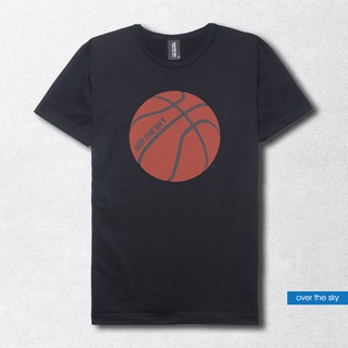 over the sky T-shirt กราฟฟิค เสื้อยืดคอกลม - กีฬาบาสเก็ตบอล Basketball