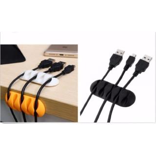 Cable Drop Clip Desk Tidy Organiser Wire Cord Lead USB Charger Holder Fixer