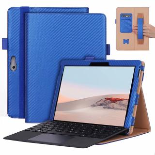 ฝาครอบป้องกัน for Surface Go 2 ซองหนัง with handrest pocket card slots Go2 เคส หุ้ม