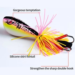 เหยื่อตกปลา เหยื่อปลอม เหยื่อแอร์เกียร์ กบกระโดด 5 cm Lures & Baits คุณภาพดี ทนนาน