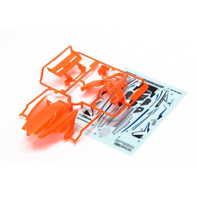 Tamiya 95511 DCR 02 Body Part Set (Fluorescent Orange)