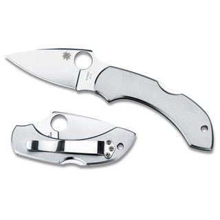 มีดพับ Spyderco Dragonfly Steel Body Plain Edge VG10 Stainless Blade (C28P)