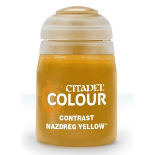 Citadel : Contrast: Nazdreg Yellow สีอะคริลิคสำหรับทาโมเดล