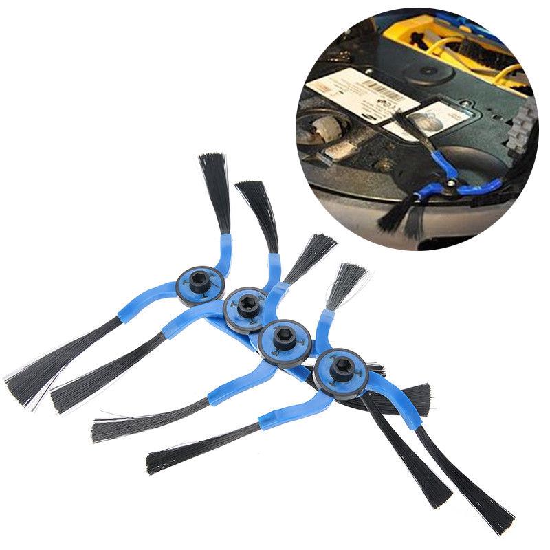 4 x แปรงด้านสําหรับเครื่องดูดฝุ่น samsung navibot หุ่นยนต์ vc - rl 87v/vc- rm 94w