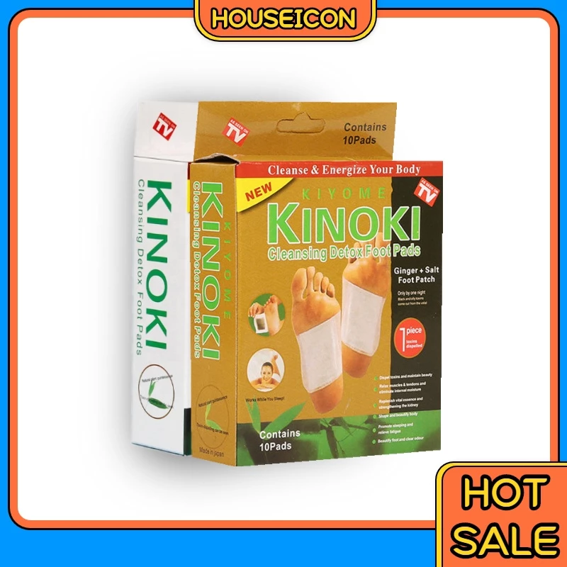 พร้อมส่ง ถูกที่สุด แผ่นแปะเท้า ของเเท้100% KINOKI คิโนกิ แผ่นแปะเท้าดูดสารพิษ แผ่นเเปะเท้าเพื่อสุขภาพ แผ่นแปะเท้าสมุนไพร