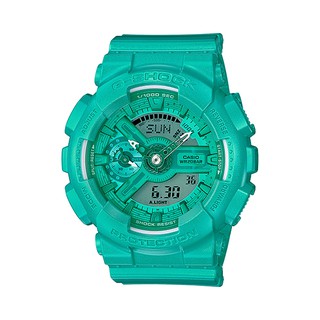 นาฬิกา คาสิโอ Casio G-Shock S-Series Vivid Colors รุ่น GMA-S110VC-3A (สี Aquamarine เขียวอมฟ้าเหลือบมุก)