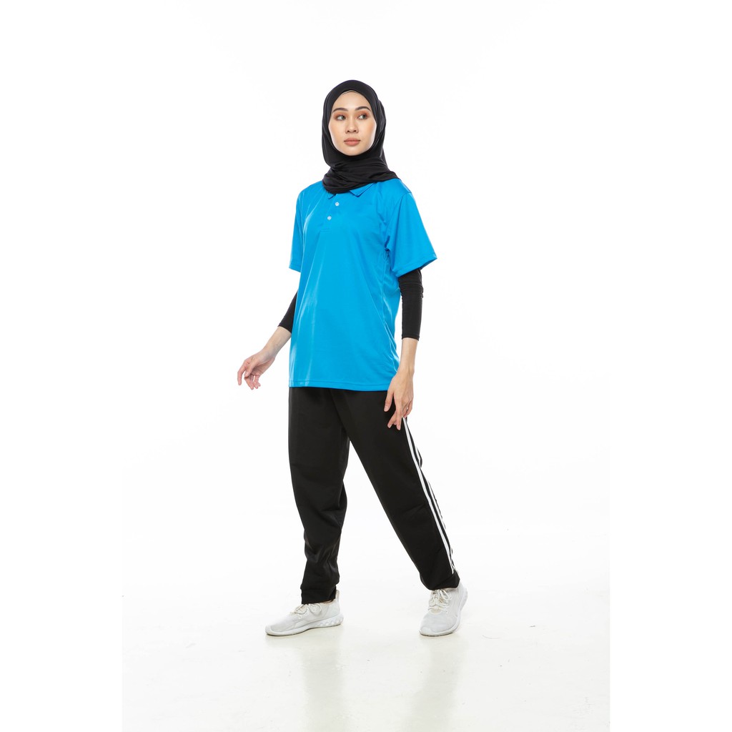 เสื้อโปโลเสื้อยืดผู้ชายผู้หญิงแขนสั้นคอปกเสื้อยืด ADF700