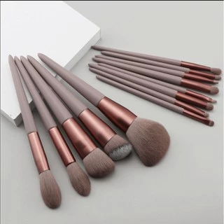✨sales✨พร้อมส่ง แปรงแต่งหน้า FIX แท้ 13 ชิ้นถุงผ้า ครบชุด แปรงแต่งหน้าคุณภาพสูง ด้ามไม้