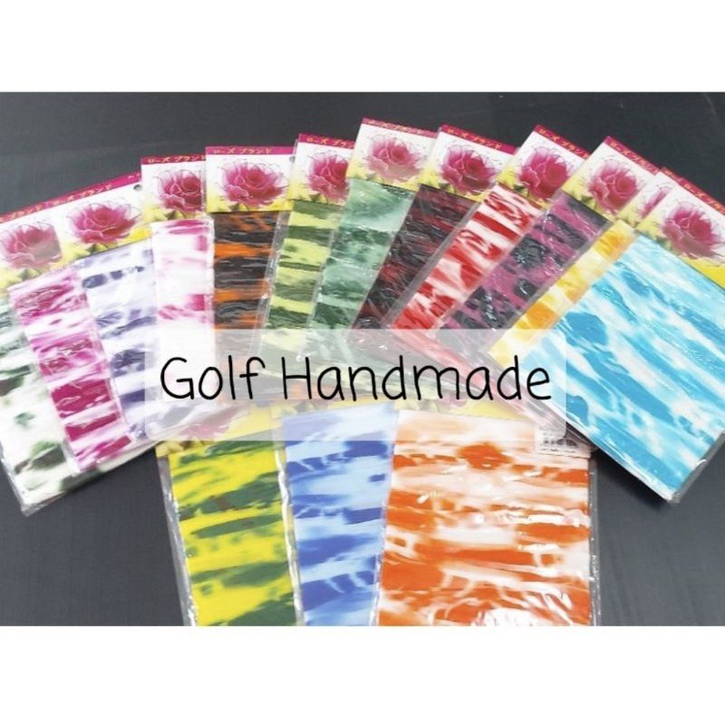 ** 10แถม2 ** ผ้าใยบัวสำหรับทำดอกไม้และงานฝีมือ สีเหลือบ