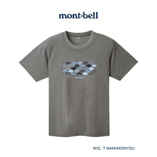 Montbell เสื้อยืด ใส่สบาย ระบายอากาศได้ดี กันแดด แห้งเร็ว รุ่น 1114568 WICKRON T NAMIMONYOU