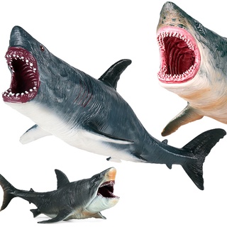 โมเดลสัตว์ทะเล ฉลาม Megalodon ของเล่นสําหรับเด็ก