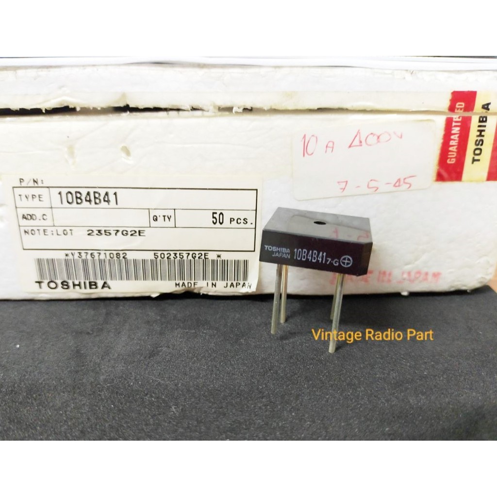 Toshiba 10B4B41 Bridge diode 400V 10A Shopee Thailand
